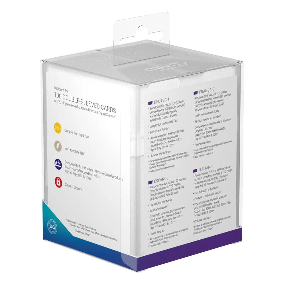 Ultimate Guard Boulder 100+ (76 x 75 x 98.5 mm) - Frosted (soft-touch finish)